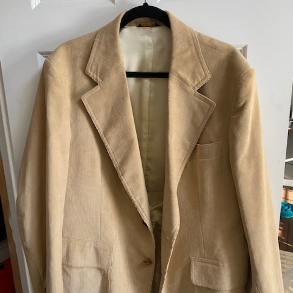 Vintage Monsieur Lauro courdoroy jacket - size 46R